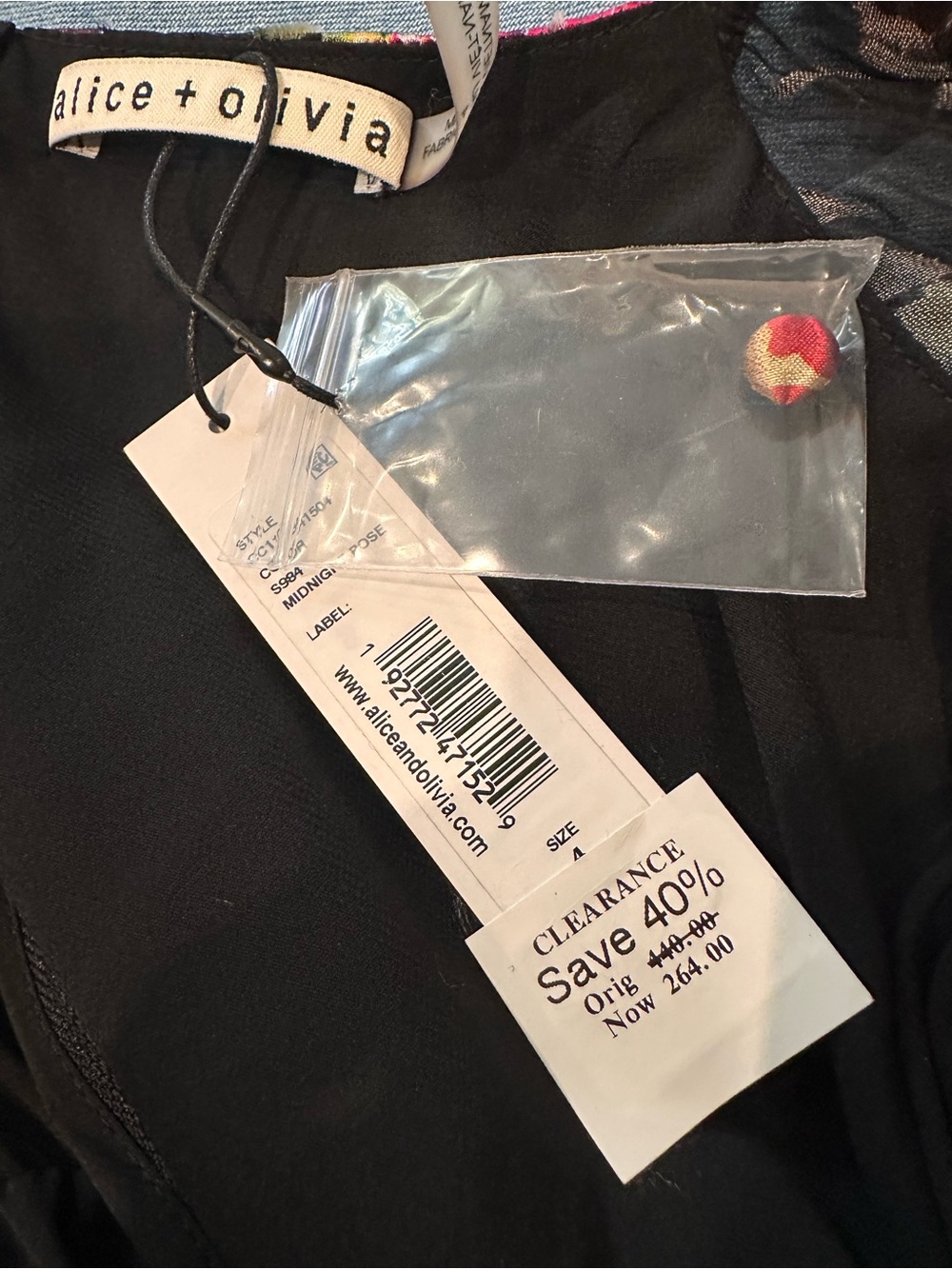 NWT Alice + Olivia Mini Dress - Picture 3 of 5